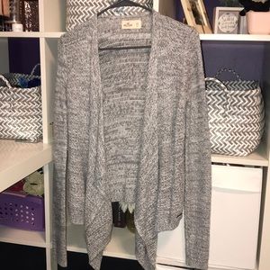 light gray Hollister lightweight cardigan